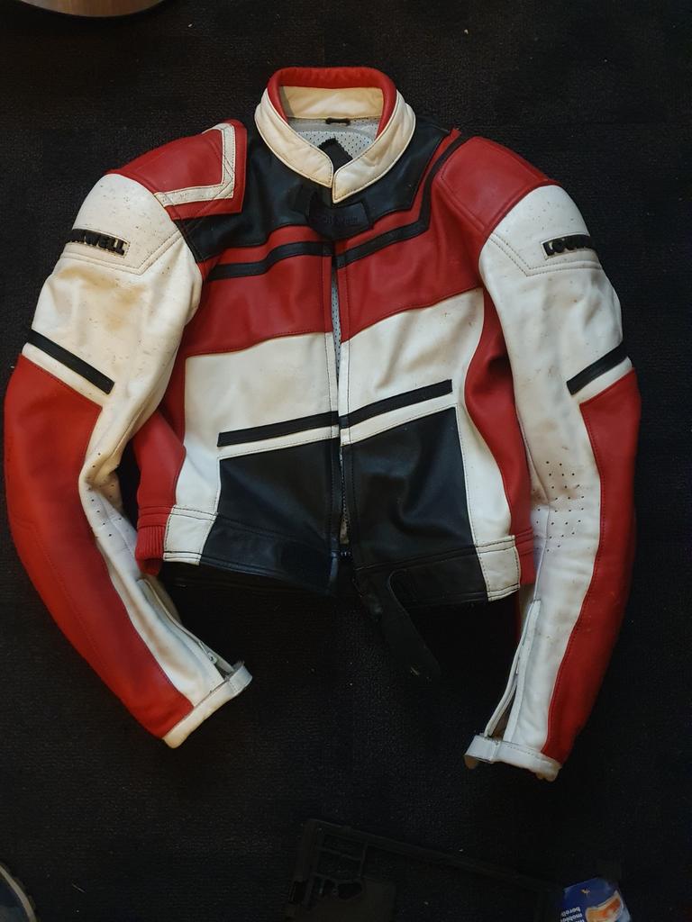 Leren motorpak, Motoren, Ophalen, Tweedehands, Combipak