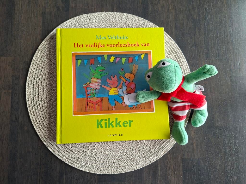 Leuke set Het vrolijke Voorleesboek van Kikker & knuffel, Ophalen of Verzenden, Gelezen, Max Velthuijs