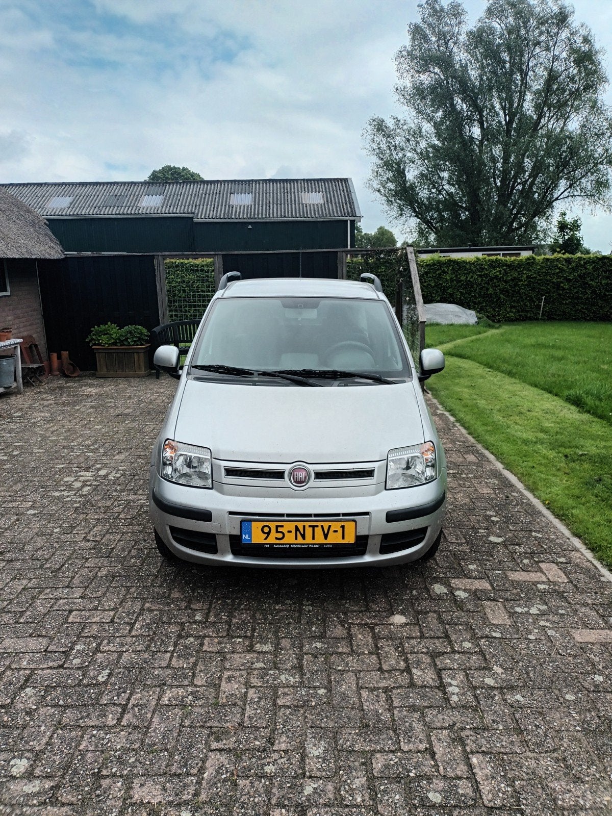 Fiat Panda 1.2 2010 Grijs, trekhaak, werkende airco., Auto's, 1242 cc, Origineel Nederlands, Handgeschakeld, Particulier