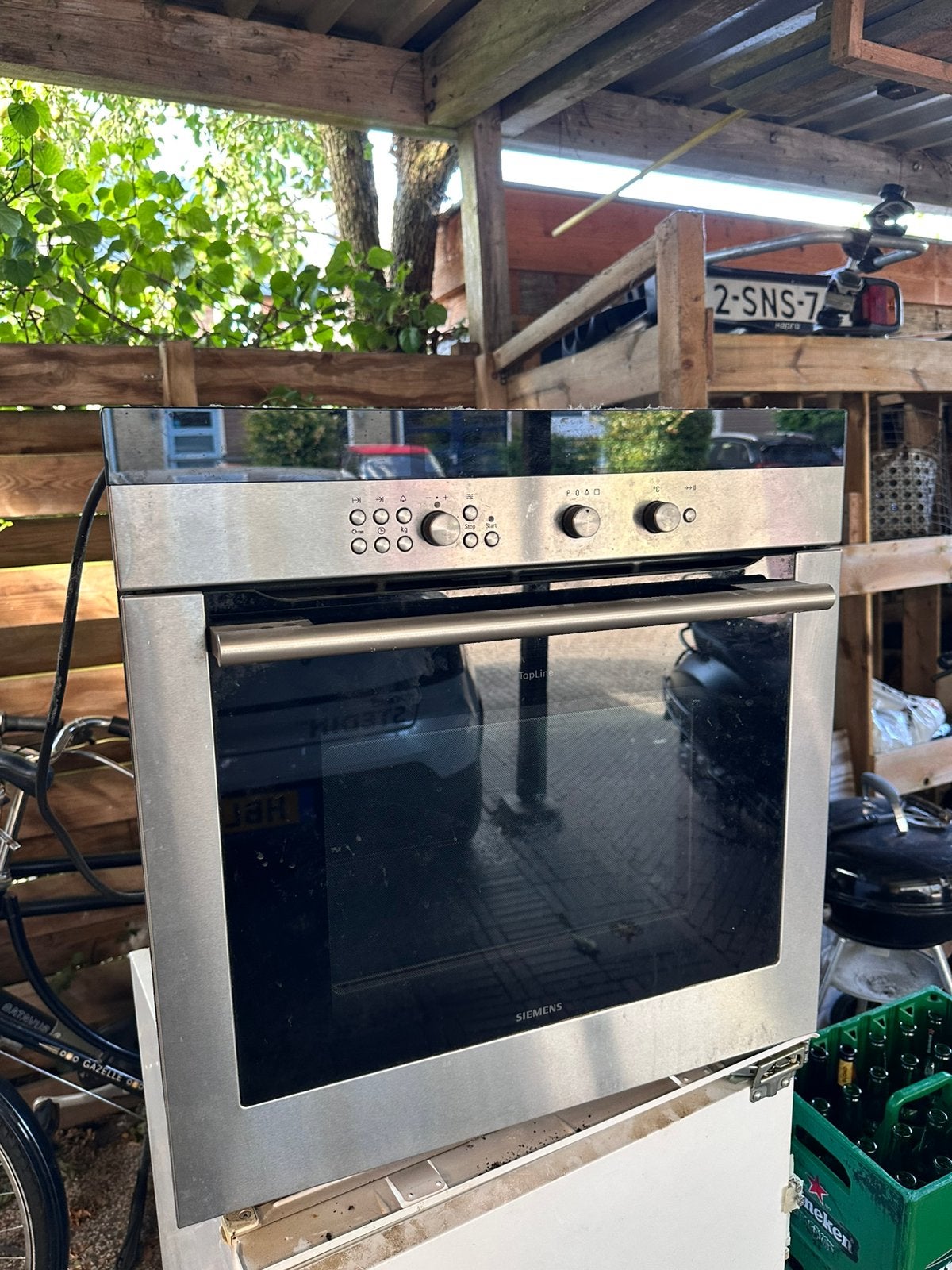 Siemens combi oven inbouw (magnetron functie wetkt niet), Ophalen, Gebruikt