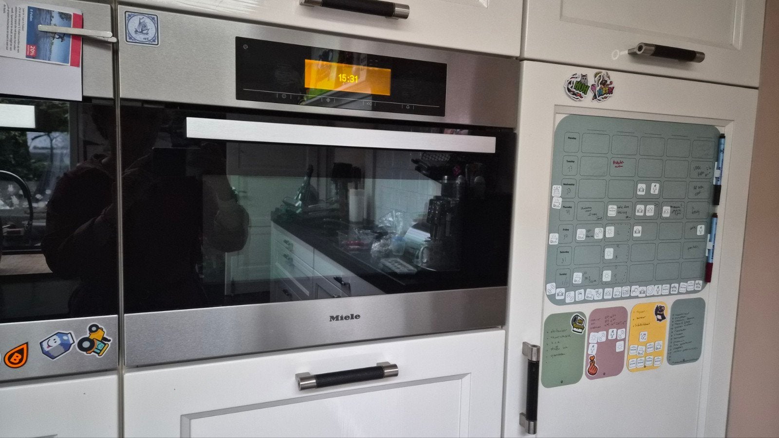 Miele H 5080 BM combi-oven - Inbouw - 45 cm nismaat, Ophalen, 45 tot 50 cm, Gebruikt, Combi-oven