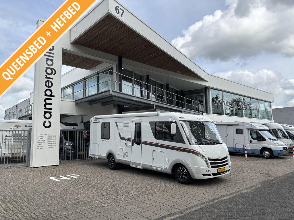 LMC Explorer SportLine 745 QUEENSBED+HEFBED 2X ZONNEPANEEL, Integraal, Fiat, 7 tot 8 meter, Bedrijf