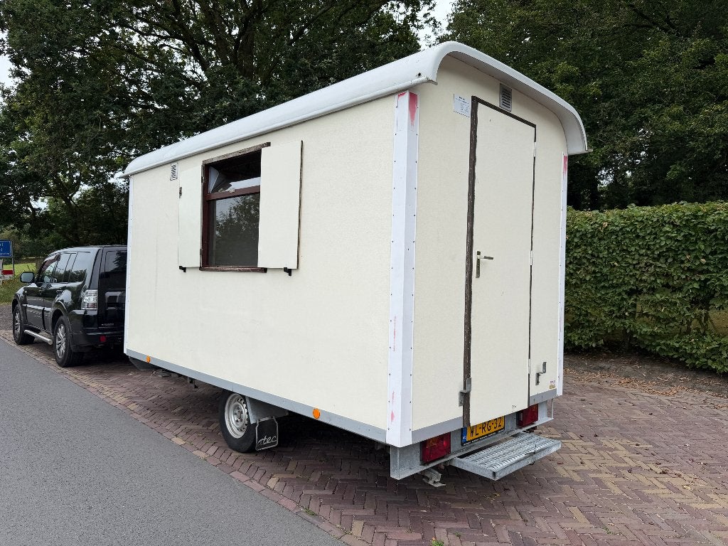 Polyester snelverkeer schaftwagen schaftkeet pipowagen, Ophalen of Verzenden