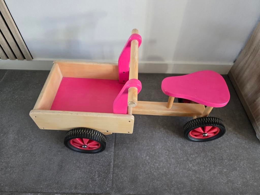 Houten loopbakfiets, Kinderen en Baby's, Ophalen, Zo goed als nieuw, Overige merken