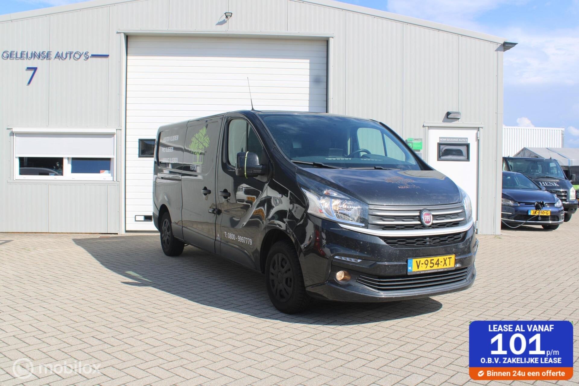Fiat Talento 1.6 MJ L2H1 SX/NAP/APK/ Rijdbaar met werk, Gebruikt, 4 cilinders, 2000 kg, Zwart