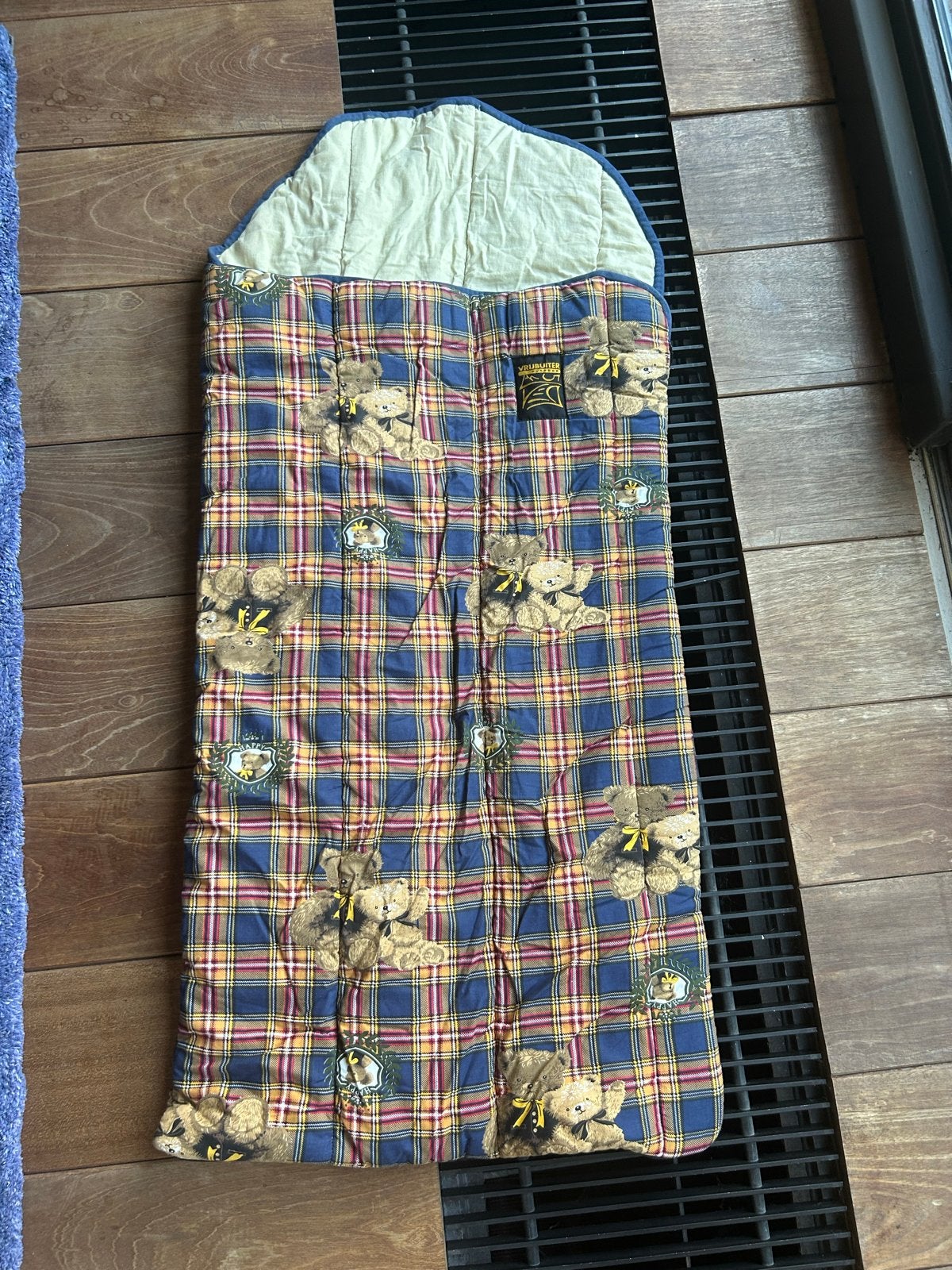 Vrijbuiter Outdoor slaapzak met teddybeer print, Ophalen of Verzenden, Gebruikt