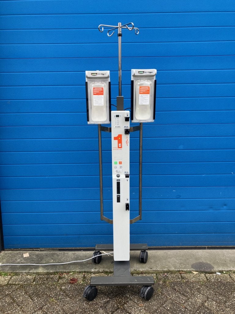 Infuuspaal met drukset en verwarmingssysteem, Gebruikt, Niet ingevuld, Niet ingevuld, Ophalen