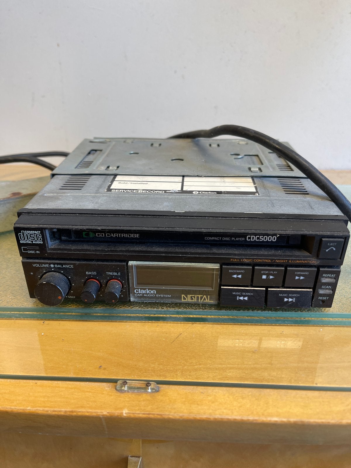 Clarion CDC5000 CD-speler met VDC-5060 unit, Auto diversen, Autoradio's, Ophalen of Verzenden, Gebruikt