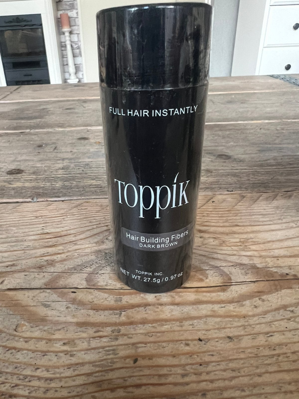 Toppik Donkerbruin, korting bij meer stuks, Ophalen of Verzenden, Nieuw, Pruik of Haarverlenging