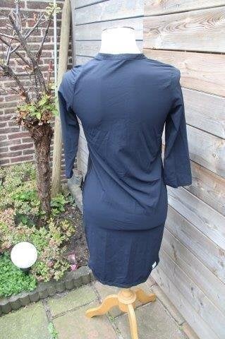 Jurk donkerblauw/ zwart Penn & Ink mt 16 travel Vaste pr AAN, Penn & Ink, Zwart, Maat 42/44 (L), Ophalen of Verzenden
