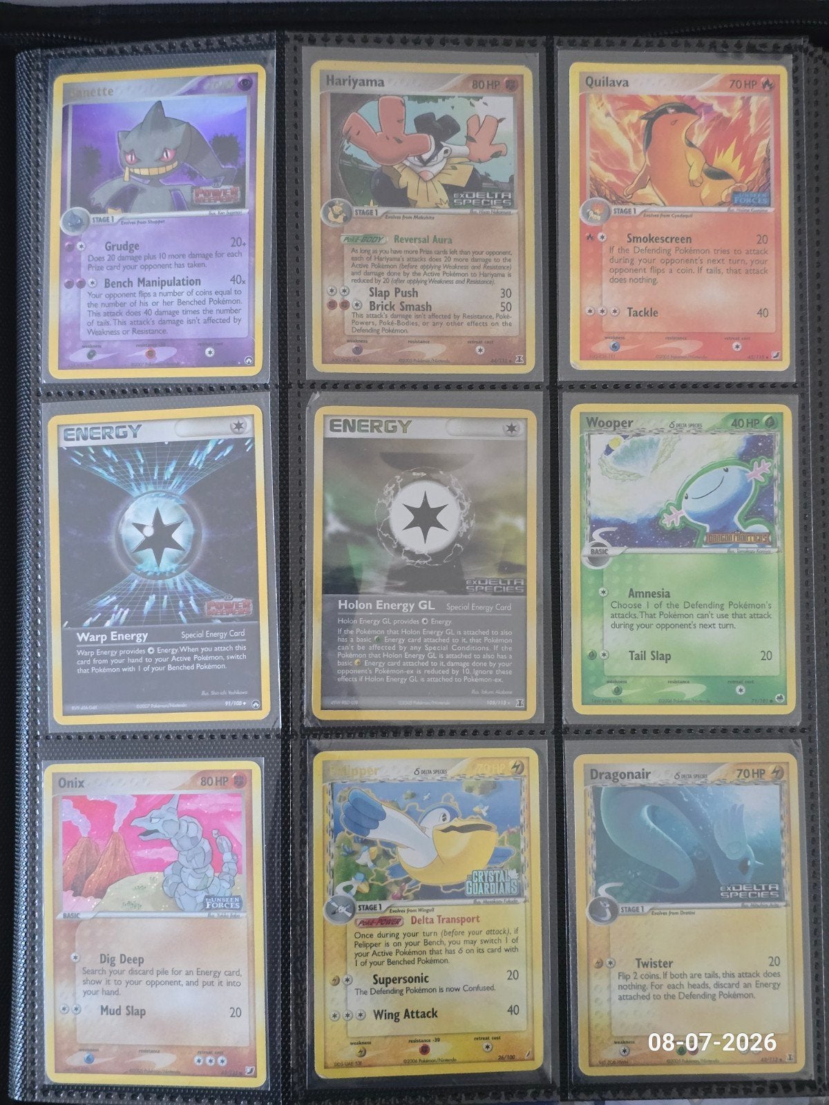 Stamped Pokémon Kaarten - Delta Species & Meer, Ophalen, Zo goed als nieuw, Meerdere kaarten, Foil