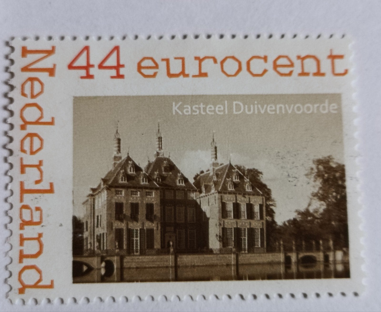 Persoonlijke postzegel Kasteel Duivenvoorde 44 eurocent, Ophalen of Verzenden, Na 1940, Postfris