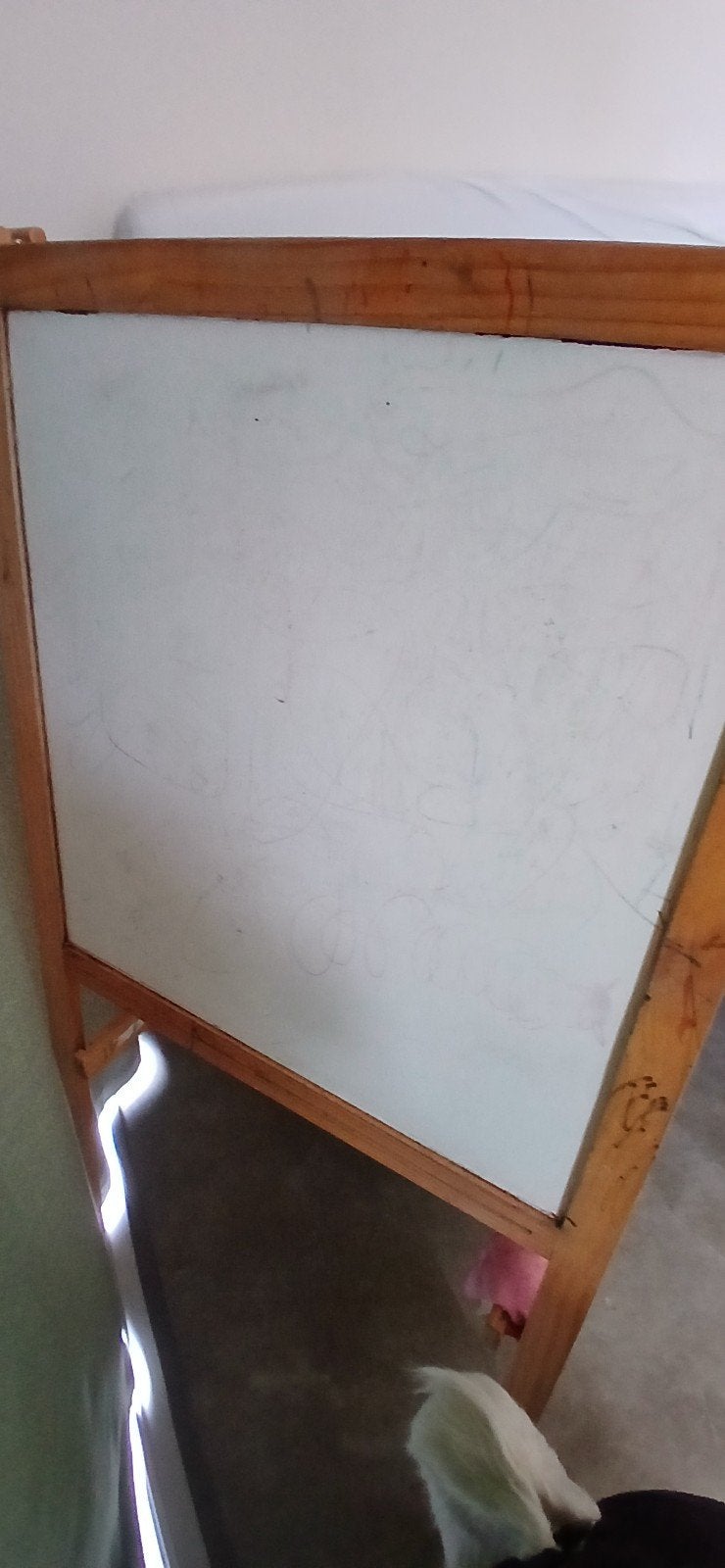 krijtbord, Ophalen