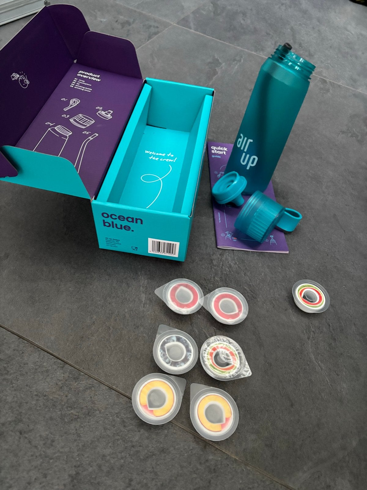 Air Up fles met pods verschillende smaken, Ophalen