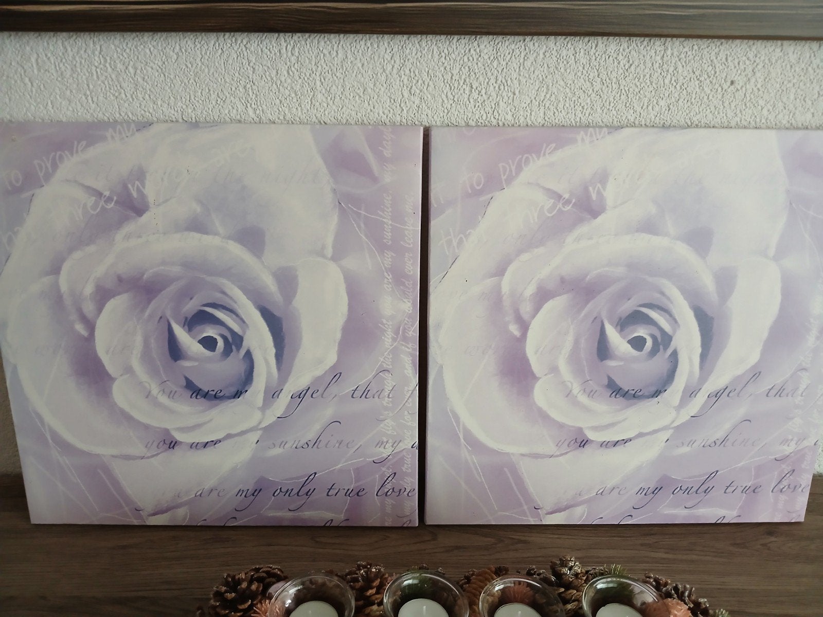 2 x canvasdoek, Ophalen, Minder dan 50 cm, Schilderij
