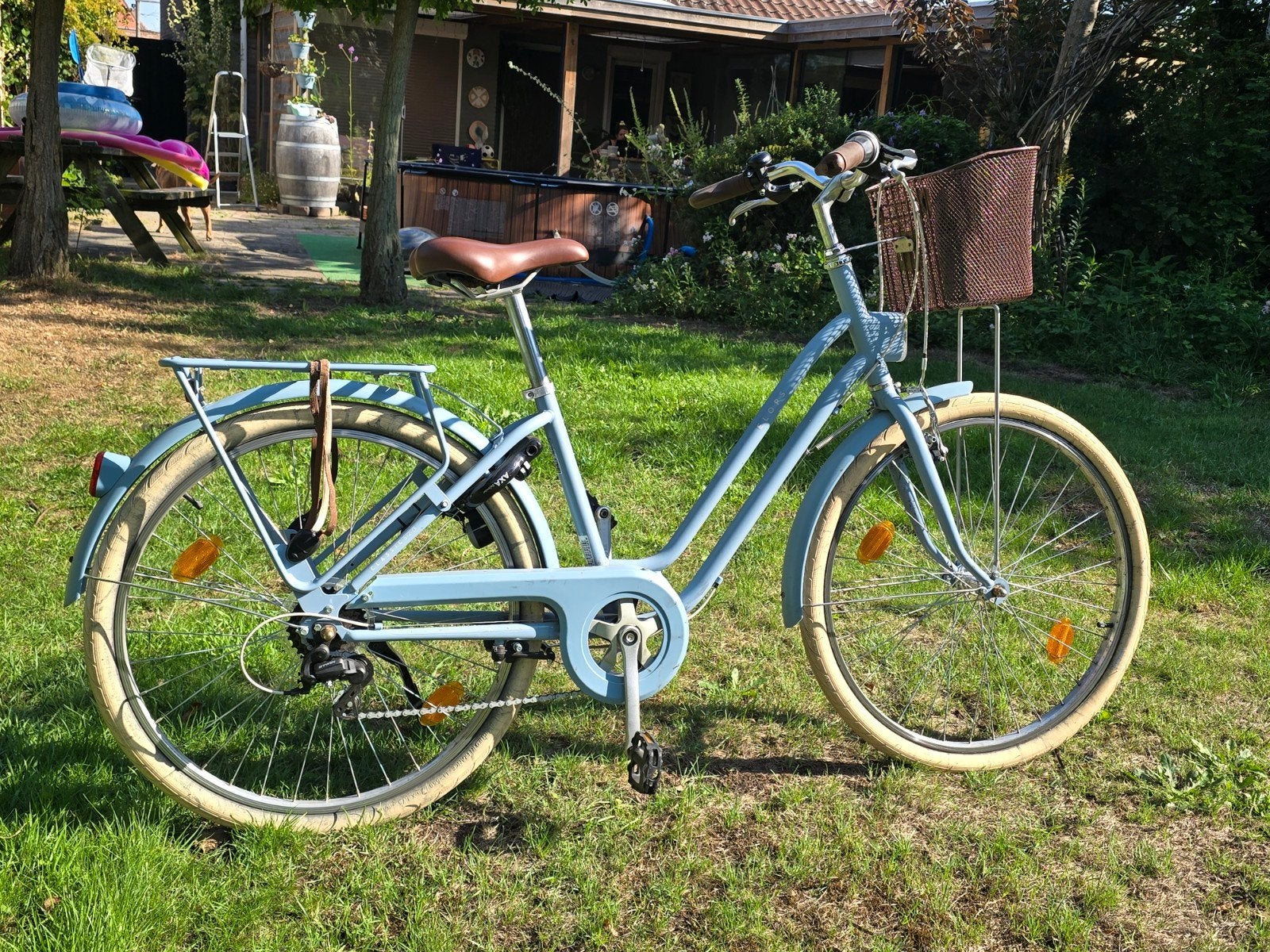 Elops (Decathlon) 520 26 inch stadsfiets - Maat XS, Fietsen en Brommers, Velgrem, Versnellingen, Zo goed als nieuw, Minder dan 47 cm