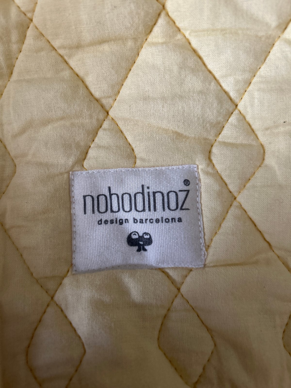Nobodinoz Design Barcelona Gevoerde Tas - Crème, Ophalen of Verzenden, Zo goed als nieuw