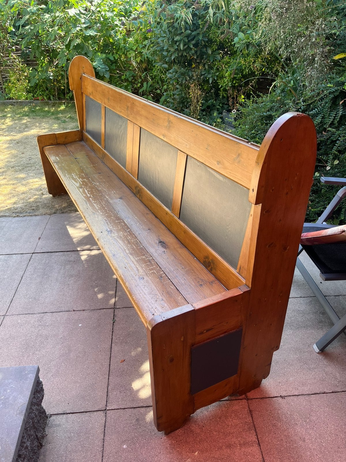 Houten kerkbank met nummer, Antiek en Kunst, Ophalen