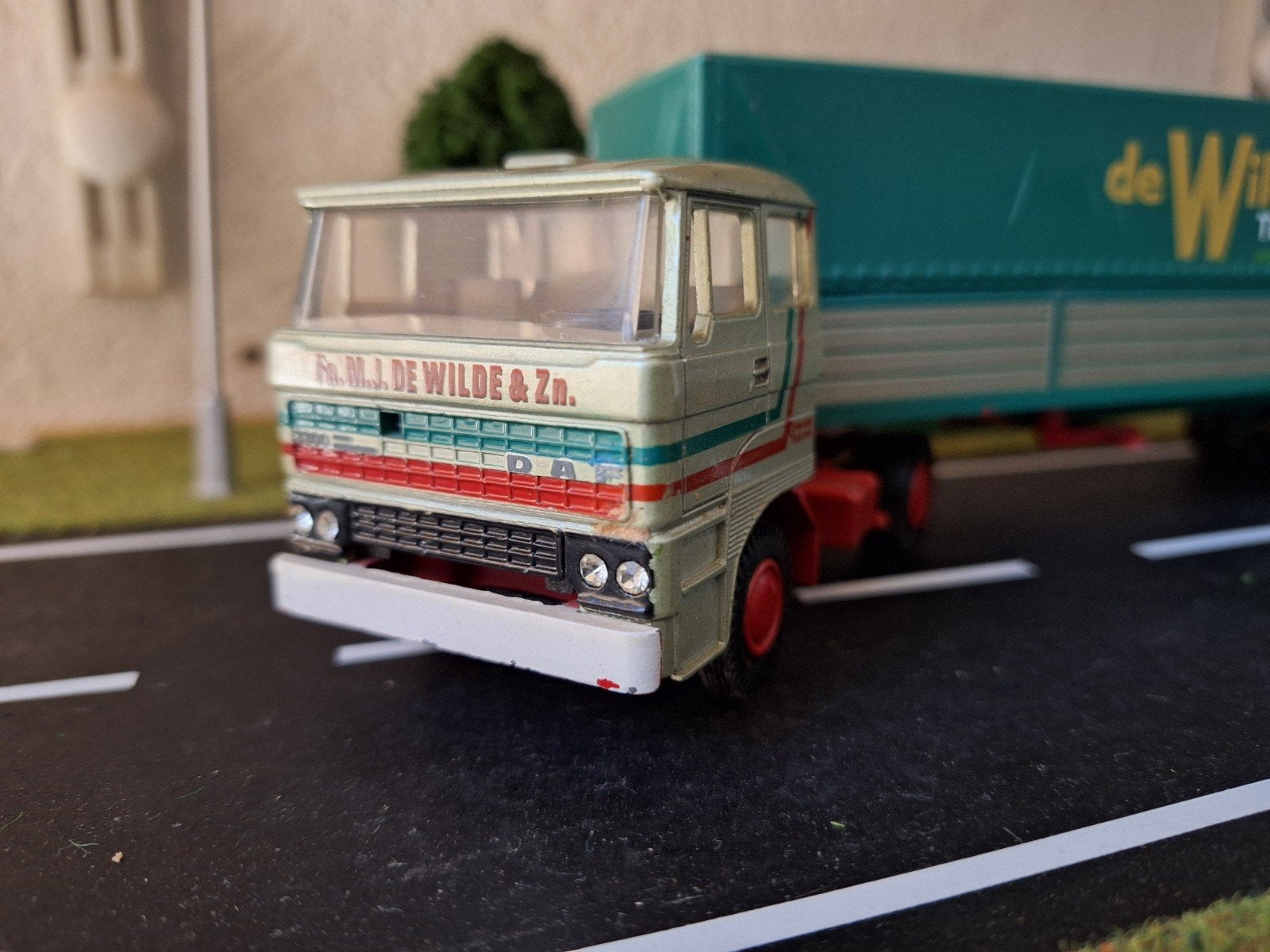 DAF 3300  De WILDE TRANSPORT, Ophalen of Verzenden, Zo goed als nieuw, Bus of Vrachtwagen, Lion Toys