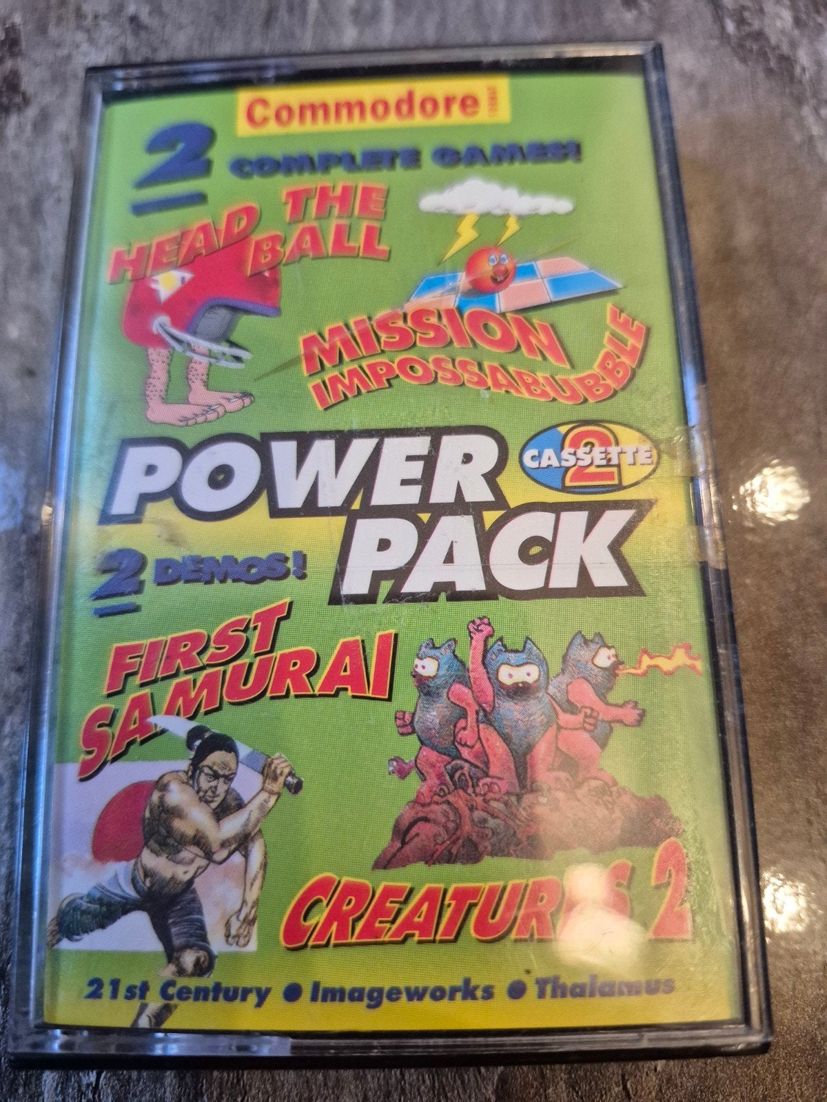 Commodore 64 Power Pack 16 Cassette - 2 Complete Games, Gebruikt, Overige genres, 1 speler, Ophalen of Verzenden