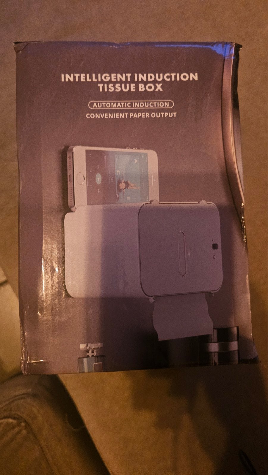Automatische toiletpapier dispenser met sensor - wandmodel, Ophalen of Verzenden, Nieuw, Grijs, Toilet-accessoire
