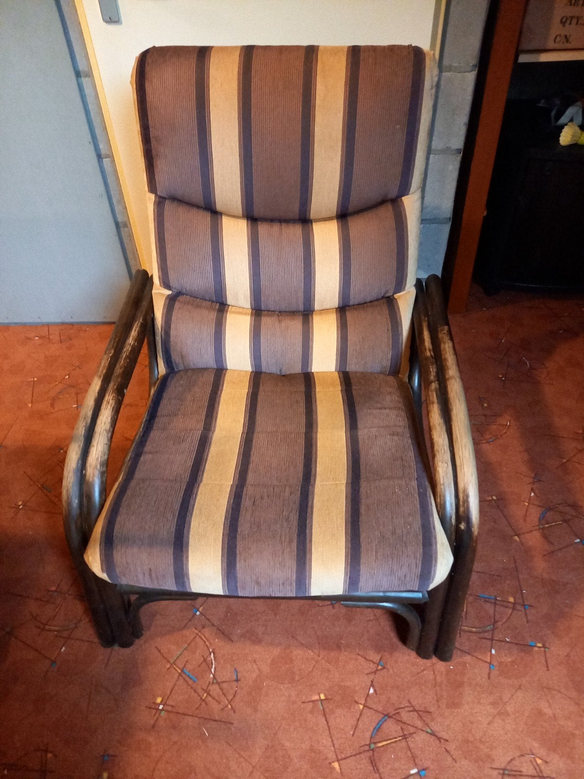 Mooie bruine relax fauteuil, zit heerlijk, Ophalen, Hout, Gebruikt, Klassiek, Comfortabel