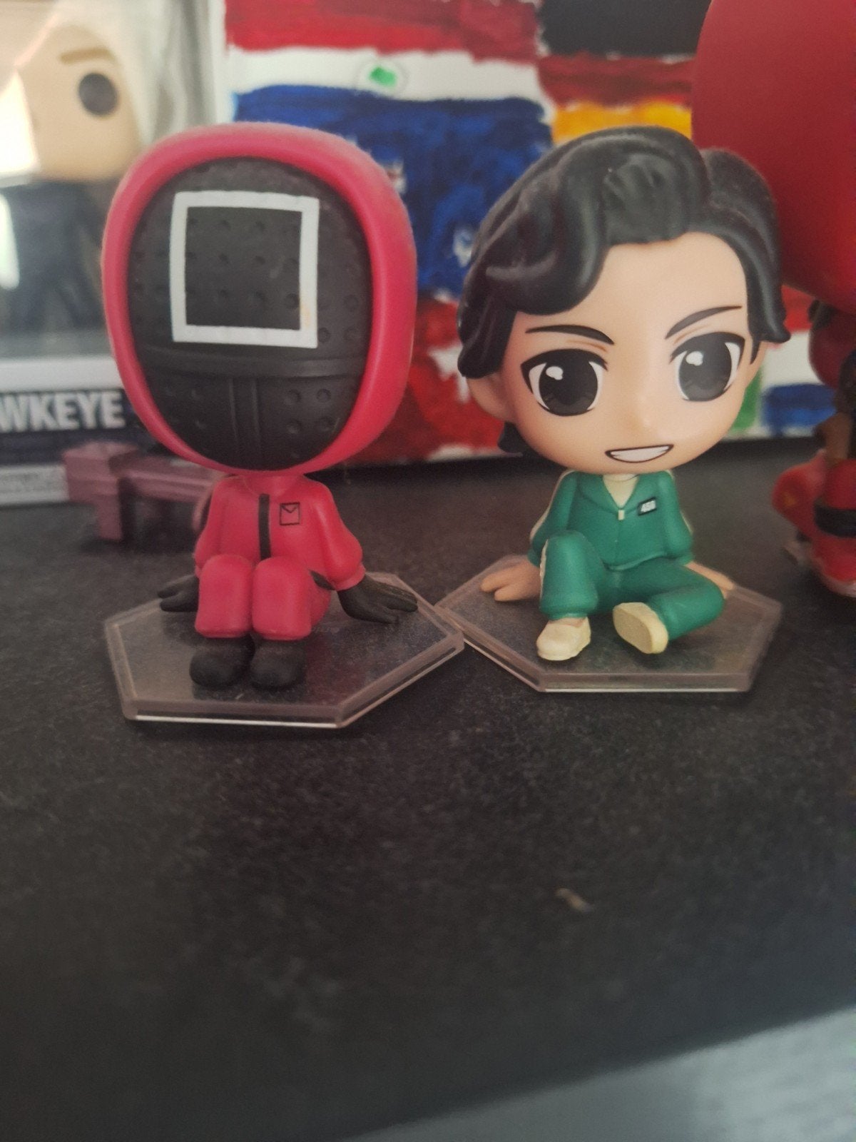 Squid Game Poppen - Set van 2 Figuren, Ophalen of Verzenden, Gebruikt