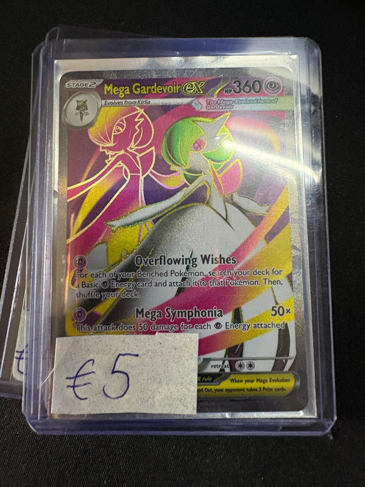 Pokémon Kaart: Mega Gardevoir EX (360 HP), Ophalen of Verzenden, Zo goed als nieuw, Losse kaart