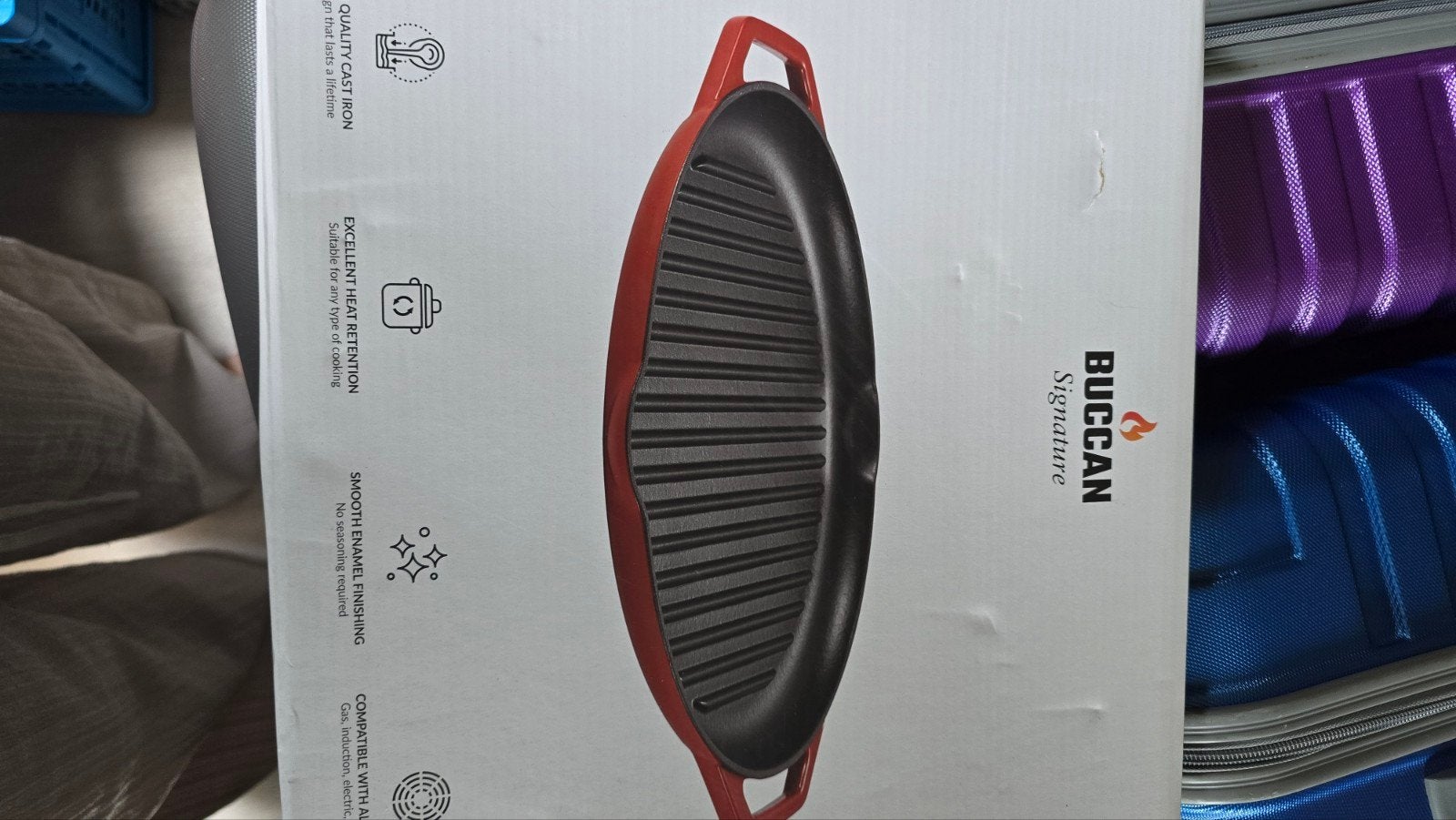 BUCCAN Signature Gietijzeren Grillpan - Nieuw, Ophalen, Nieuw