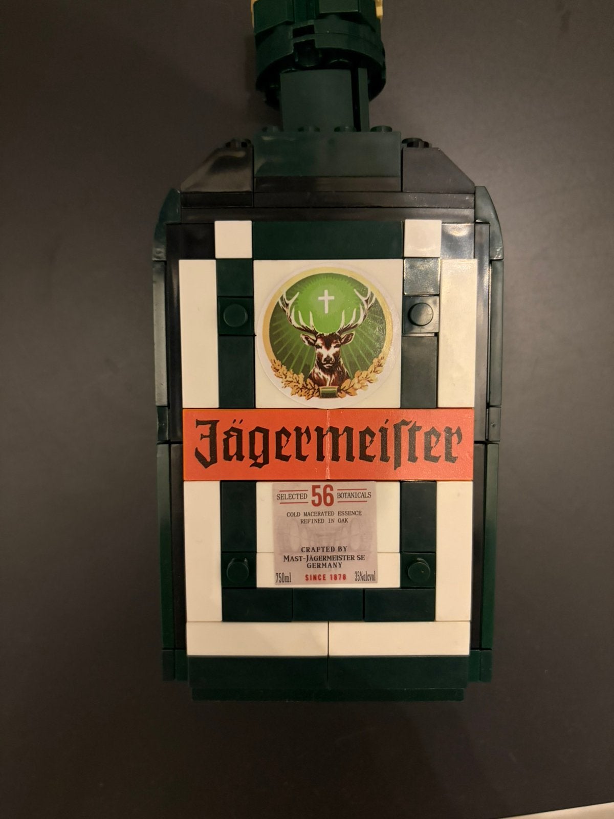 Jagermeister Lego Fles, Ophalen of Verzenden, Nieuw, Overige typen, Lego