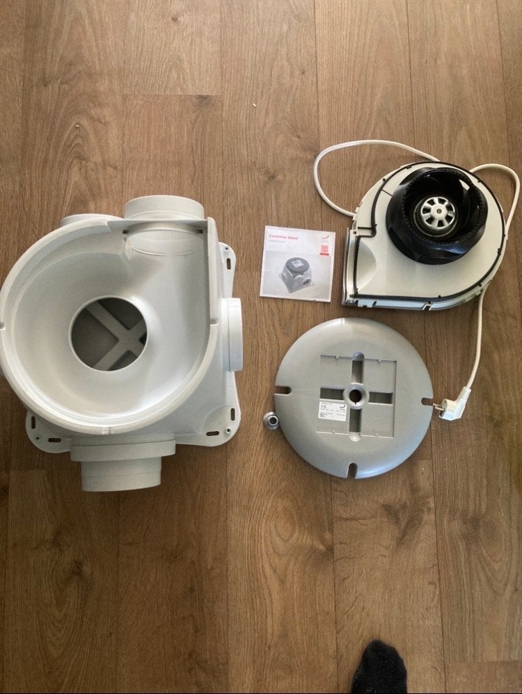 Zehnder ComfoFan Silent Mechanische Ventilatiebox (Nieuw), Doe-het-zelf en Verbouw, Ophalen of Verzenden, Nieuw, Ventilator