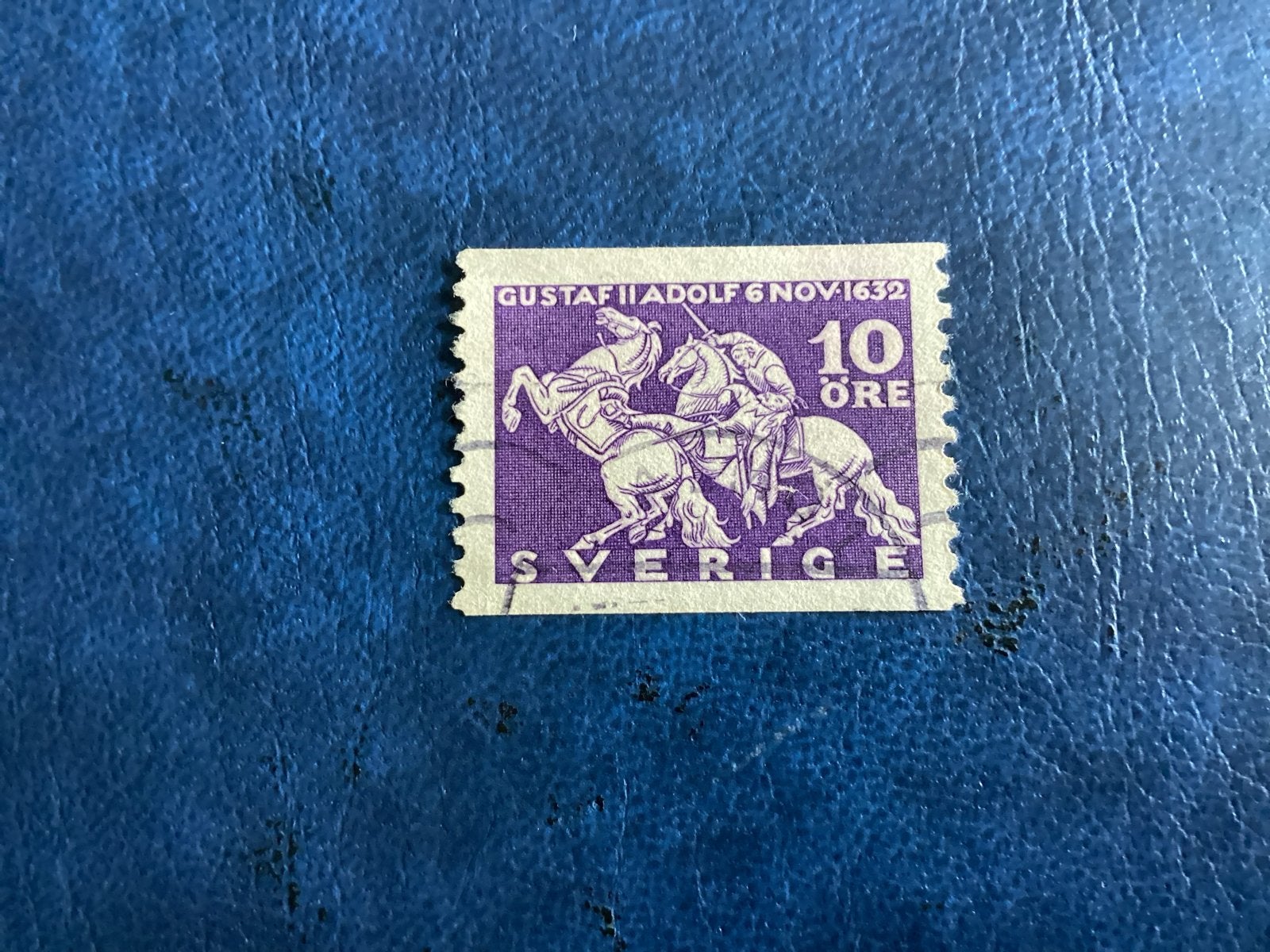 Zweden 1932- Mi.216A-  Gustav II Adolf 10 Öre, Ophalen of Verzenden, Overige landen, Gestempeld