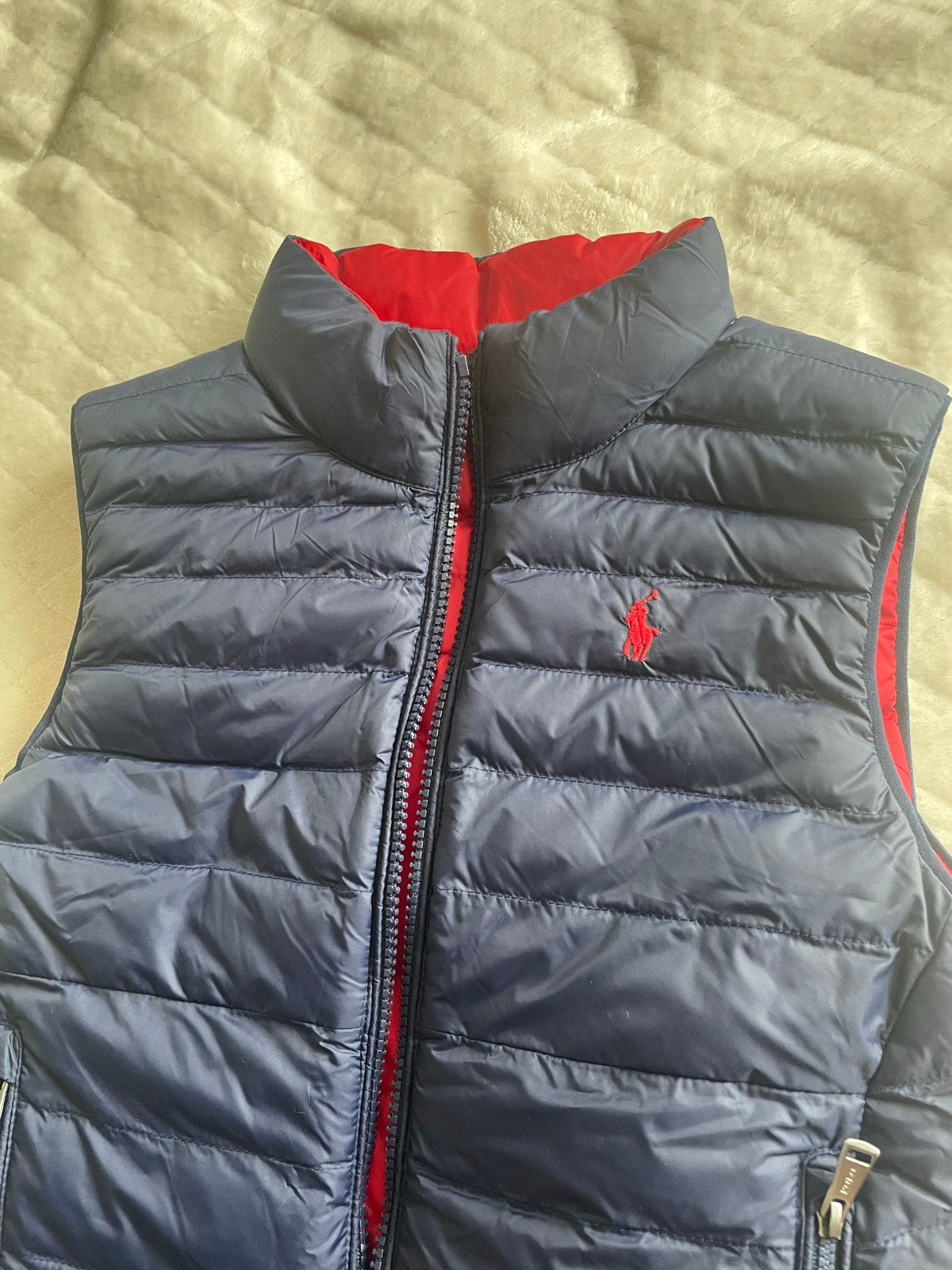 Polo Ralph Lauren Bodywarmer - Omkeerbaar.kinder maat, Kleding | Dames, Ophalen of Verzenden, Nieuw, Maat 34 (XS) of kleiner, Blauw