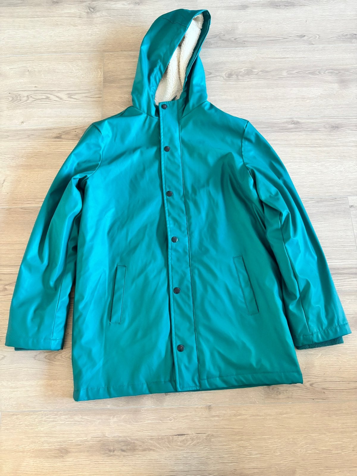 Nette HEMA gevoerde regenjas / winterjas. Maat 158/164, Kinderen en Baby's, Ophalen of Verzenden, Gebruikt, Jongen of Meisje, Jas