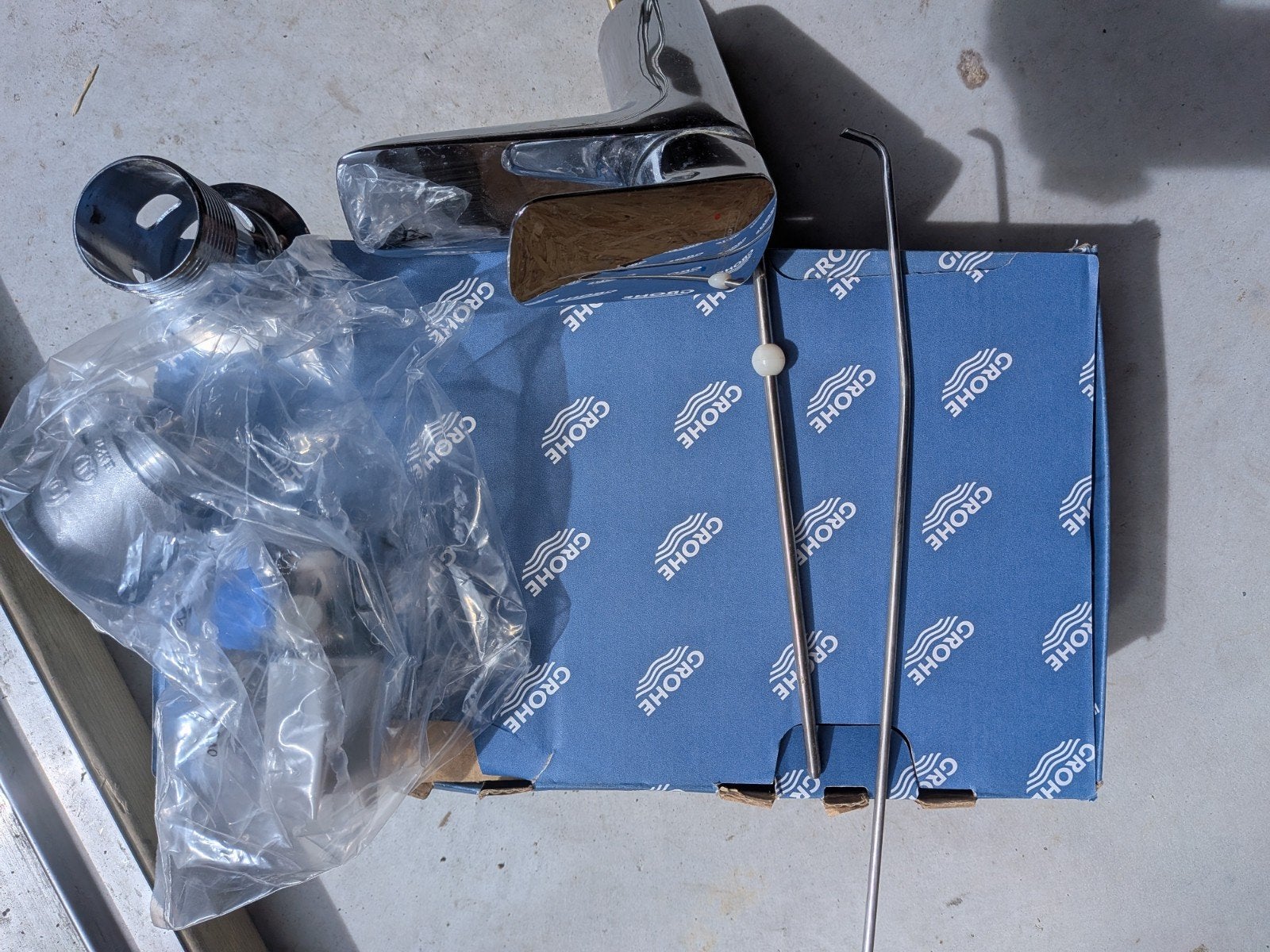 grohe wastafelkraan set, Ophalen, Zo goed als nieuw