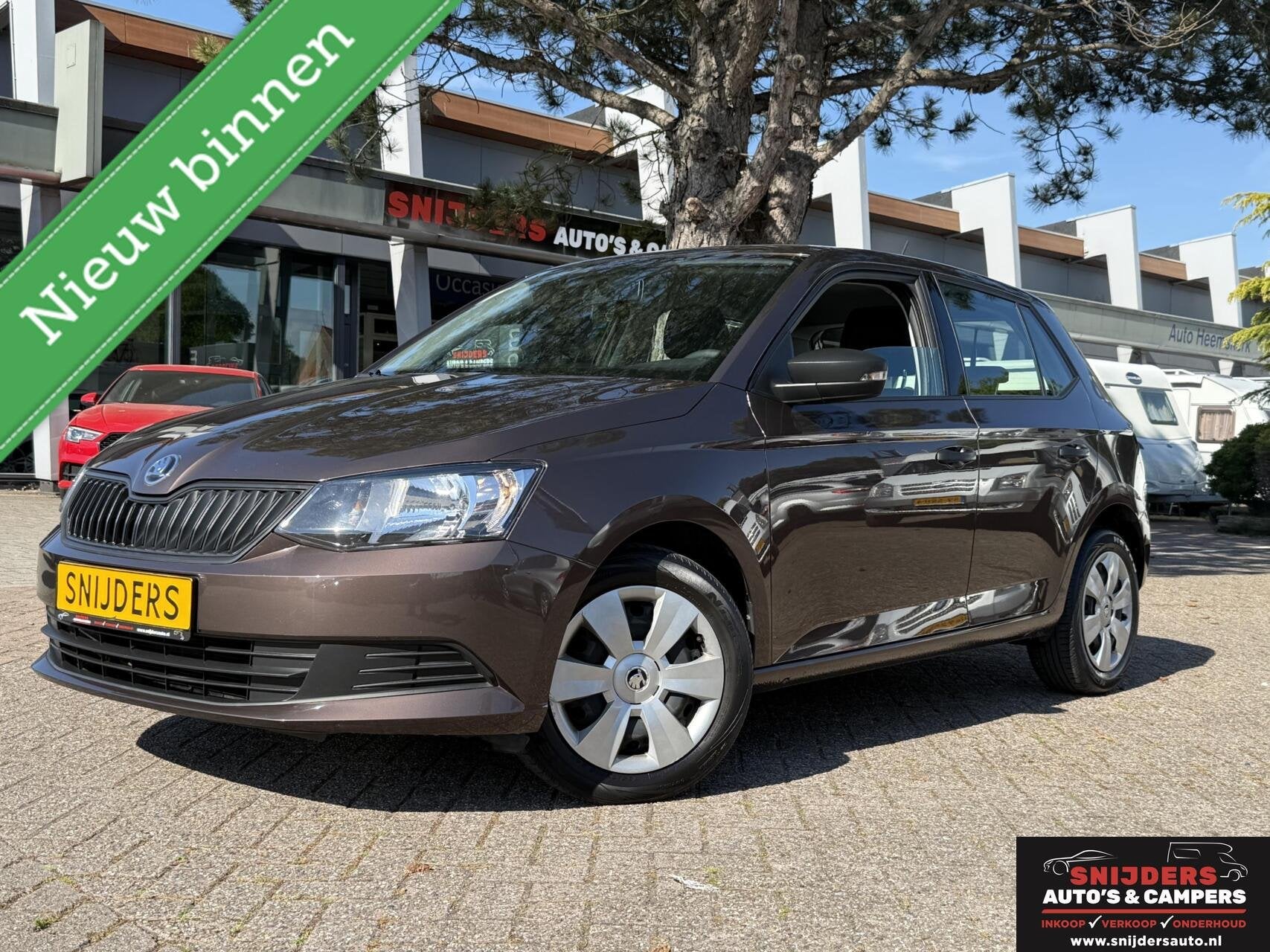 Skoda Fabia 1.0 Active in keurige staat, Auto's, Stof, Zwart, 60 pk, Bedrijf