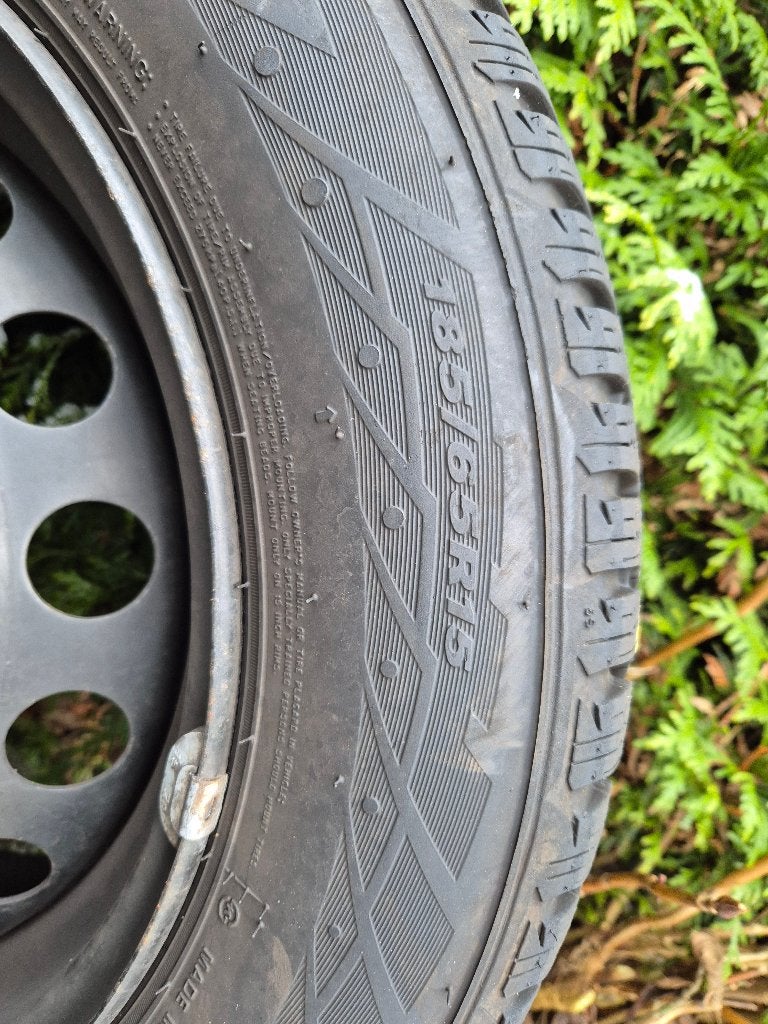 Winterbanden incl velgen voor oa Renault, Dacia, Auto-onderdelen, Ophalen, Gebruikt, 15 inch, Banden en Velgen