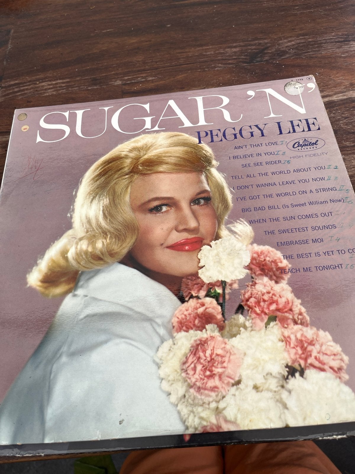 Peggy Lee - Sugar 'N' Spice LP (1962), Originele persing, Ophalen of Verzenden, Gebruikt, 12 inch