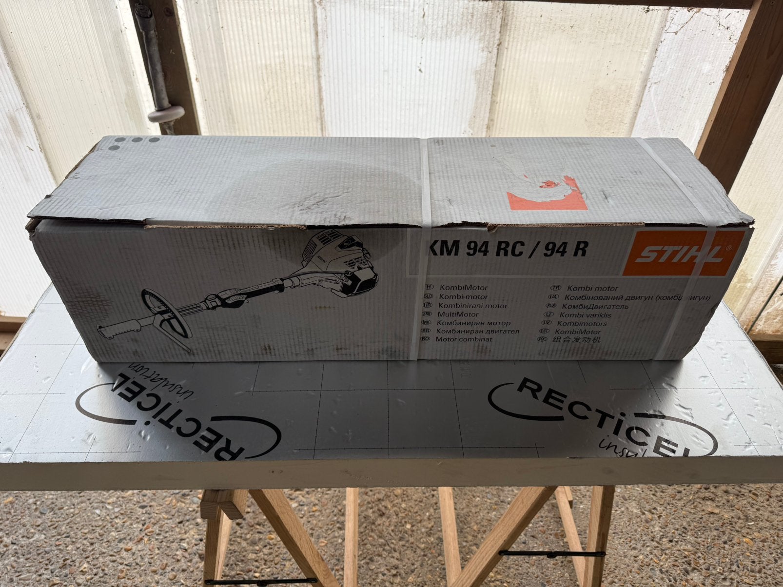 Stihl KM94R combimachine nieuw, Tuin en Terras, Hand-tuingereedschap, Ophalen, Zo goed als nieuw