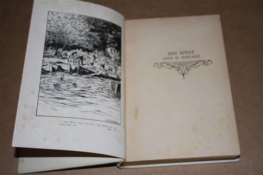 Jan West. H. Weiland. Kluitman 1e dr. 1928., Boeken, Ophalen of Verzenden, Zo goed als nieuw