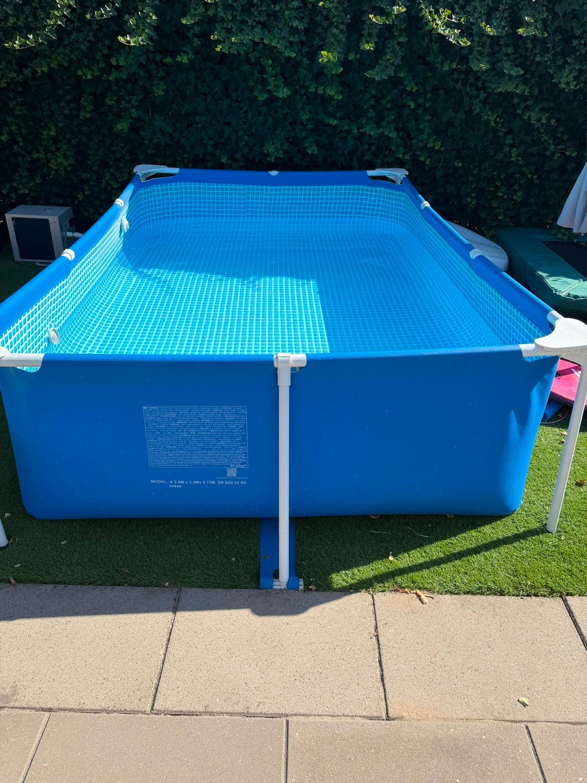 Intex zwembad 300 x 200 x 75 cm incl pomp en 8 filters, Ophalen, Minder dan 80 cm, Opzetzwembad, Rechthoekig