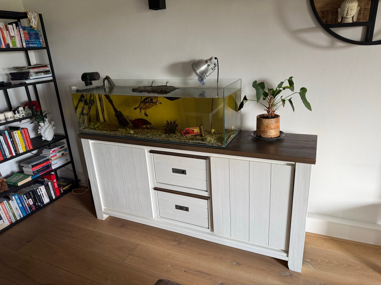 Dressoir met Lades en Deuren - Landelijke Stijl, Ophalen, Gebruikt, 150 tot 200 cm, Met lade(s)