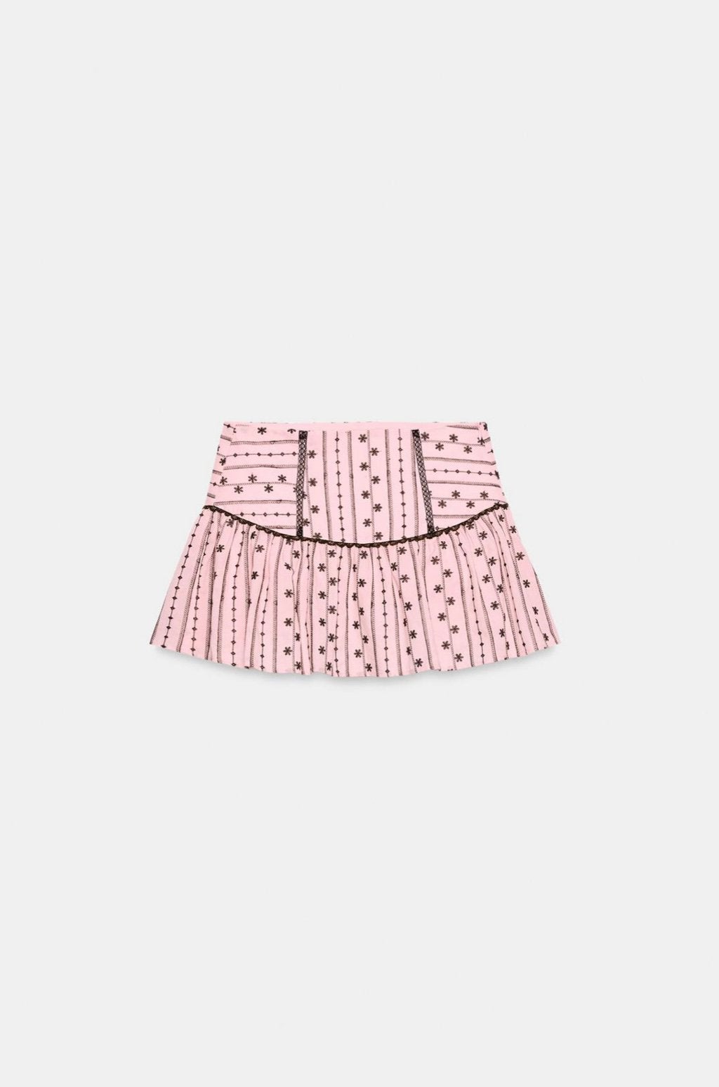 ZARA EMBROIDERED SKORT MAAT S, Kleding | Dames, Rokken, Ophalen of Verzenden, Zo goed als nieuw, Roze, Maat 36 (S)