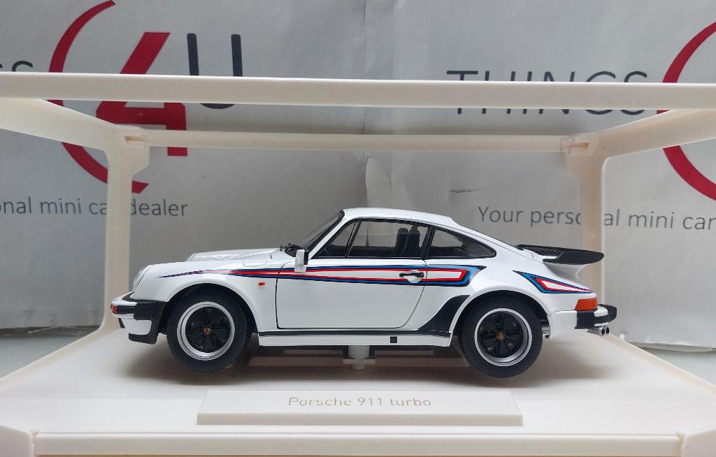 Norev 1:18 Porsche 911 Turbo 3.3 1980 wit nieuw in doos, Ophalen of Verzenden, Nieuw, Auto, Norev