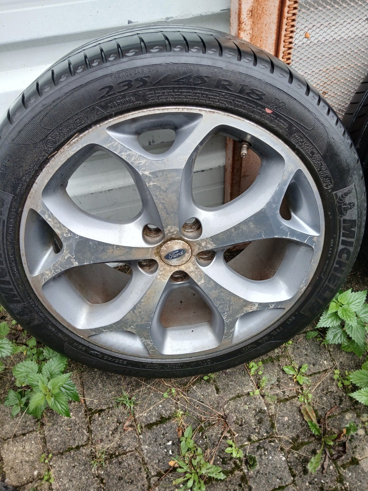 Originele Ford 18 inch Y spoke velgen, Ophalen, 18 inch, Gebruikt, Velg(en)