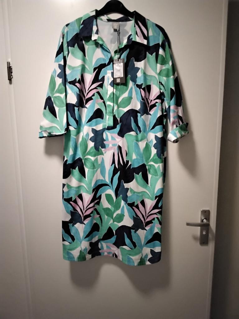 Nieuw  rabe jurk  48, Rabe, Blauw, Jurk, Nieuw