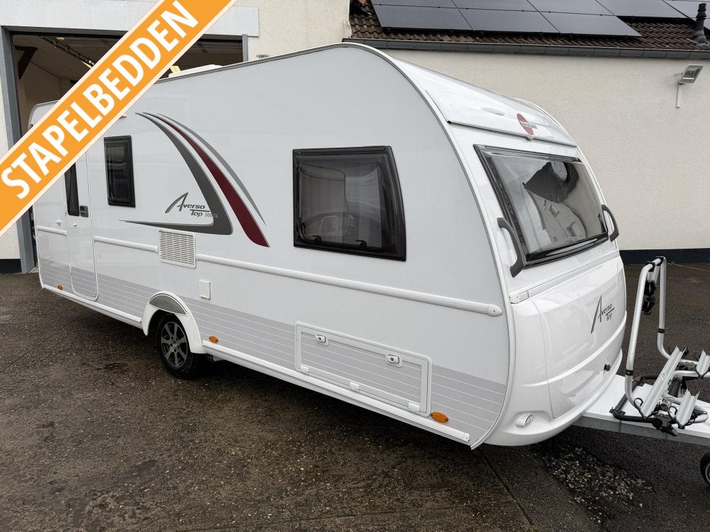 Bürstner Averso 500 TK - Stapelbedden - Mover - 1600 kg as, Caravans en Kamperen, Caravans, Dwarsbed, Bedrijf, Treinzit, Bürstner