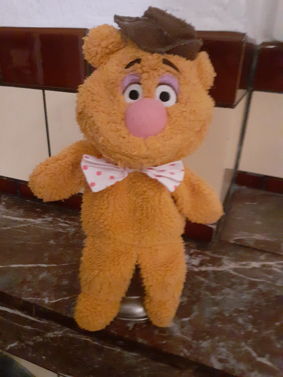 Fozzie van the Muppets handpop, Ophalen of Verzenden, Zo goed als nieuw, Pop
