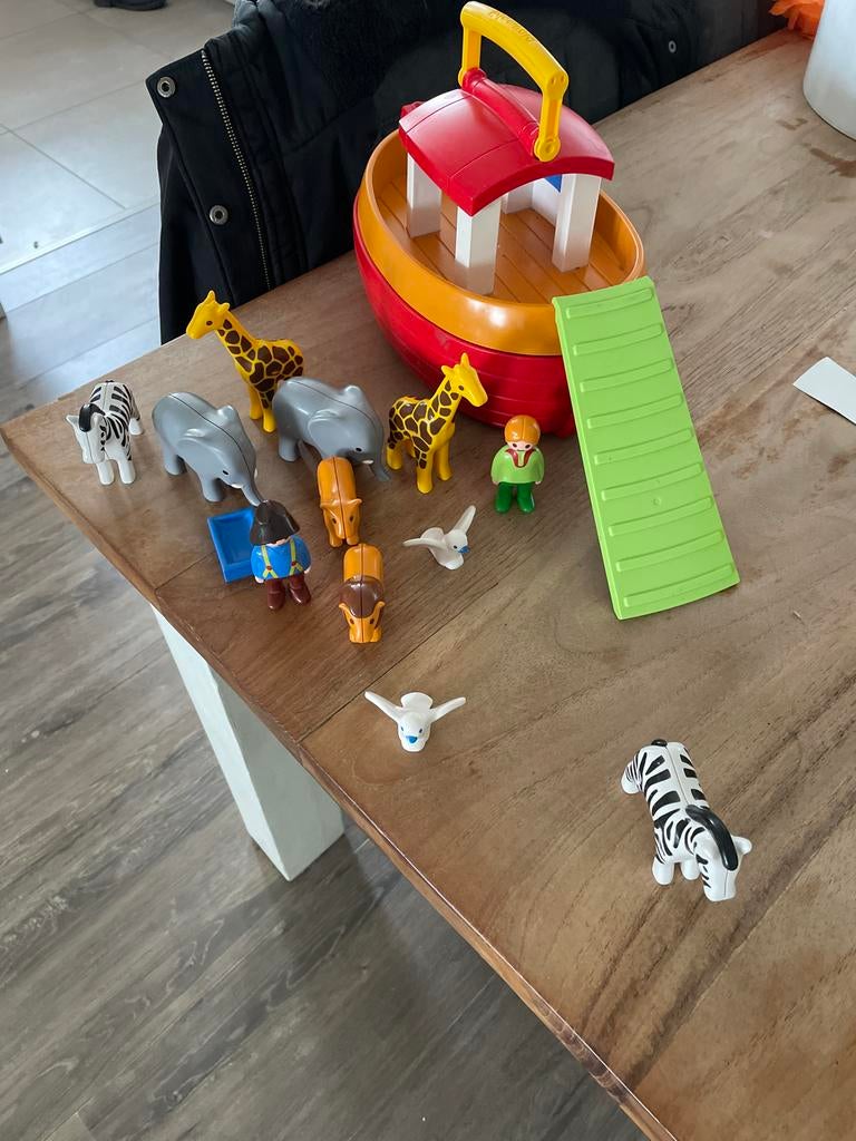 Playmobil Ark van Noach met dieren en figuren, Ophalen of Verzenden, Gebruikt, Overige typen