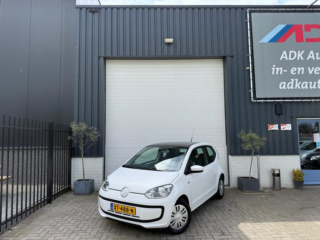 Volkswagen Up! 1.0 move up! PANORAMA DAK/GOED ONDERHOUDEN/MO, Voorwielaandrijving, Euro 5, Stof, Gebruikt